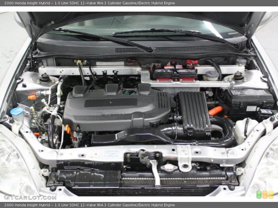 1.0 Liter SOHC 12-Valve IMA 3 Cylinder Gasoline/Electric Hybrid Engine for the 2000 Honda Insight #59864376