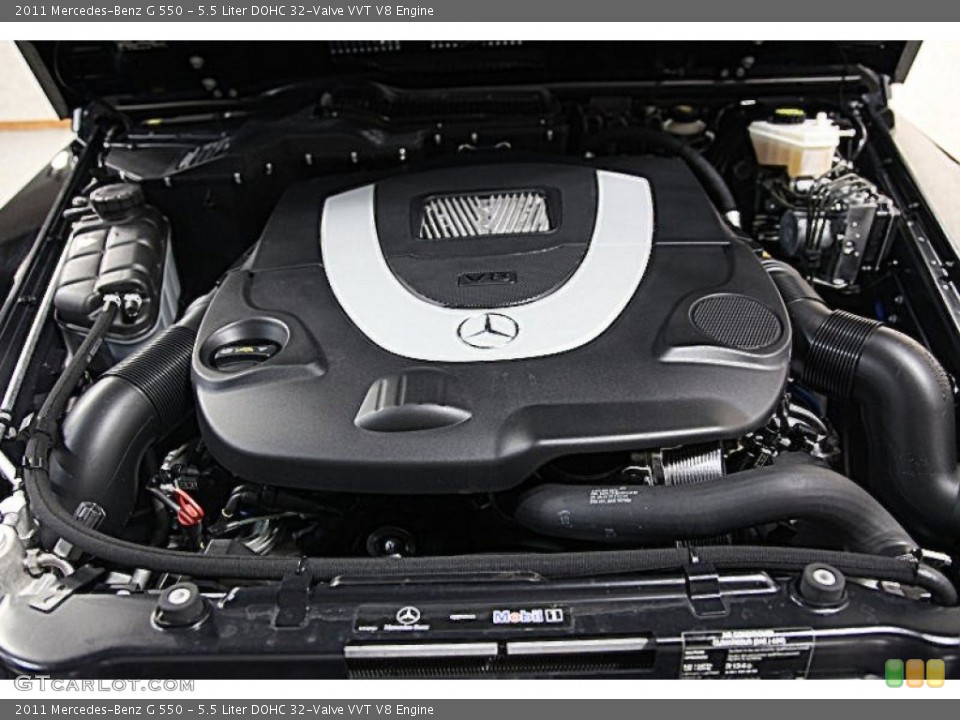 5.5 Liter DOHC 32-Valve VVT V8 2011 Mercedes-Benz G Engine