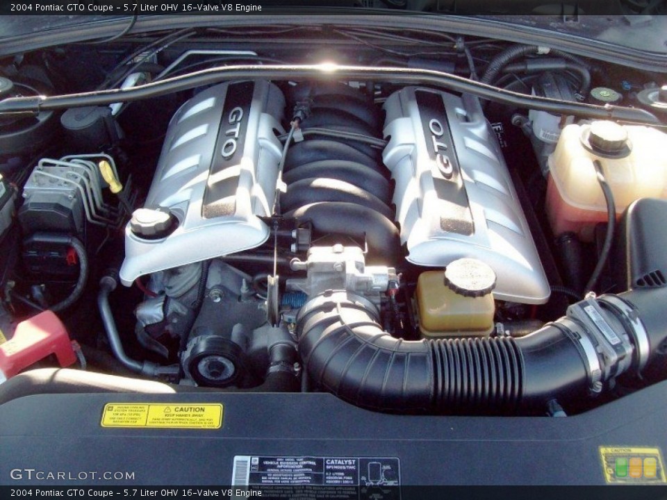 5.7 Liter OHV 16-Valve V8 Engine for the 2004 Pontiac GTO #59876696