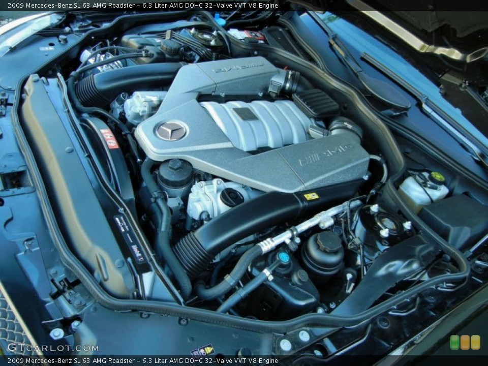 6.3 Liter AMG DOHC 32-Valve VVT V8 Engine for the 2009 Mercedes-Benz SL #59887955