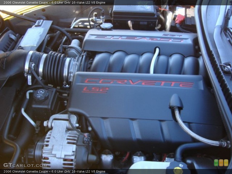 6.0 Liter OHV 16-Valve LS2 V8 Engine for the 2006 Chevrolet Corvette #59915615