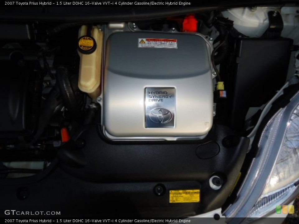 1.5 Liter DOHC 16-Valve VVT-i 4 Cylinder Gasoline/Electric Hybrid Engine for the 2007 Toyota Prius #59941103