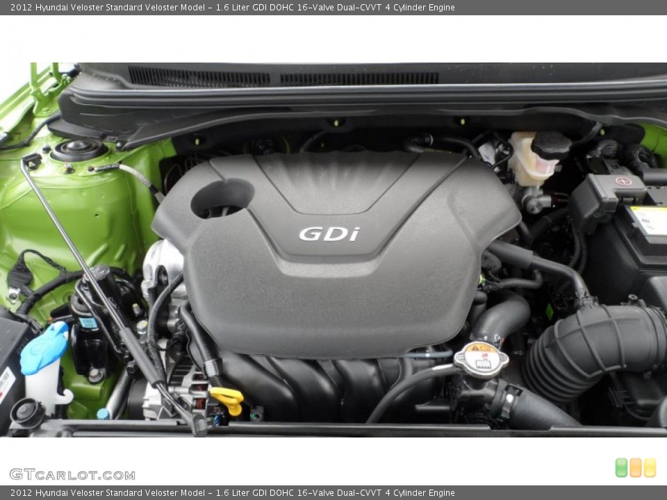 1.6 Liter GDI DOHC 16-Valve Dual-CVVT 4 Cylinder Engine for the 2012 Hyundai Veloster #59946570