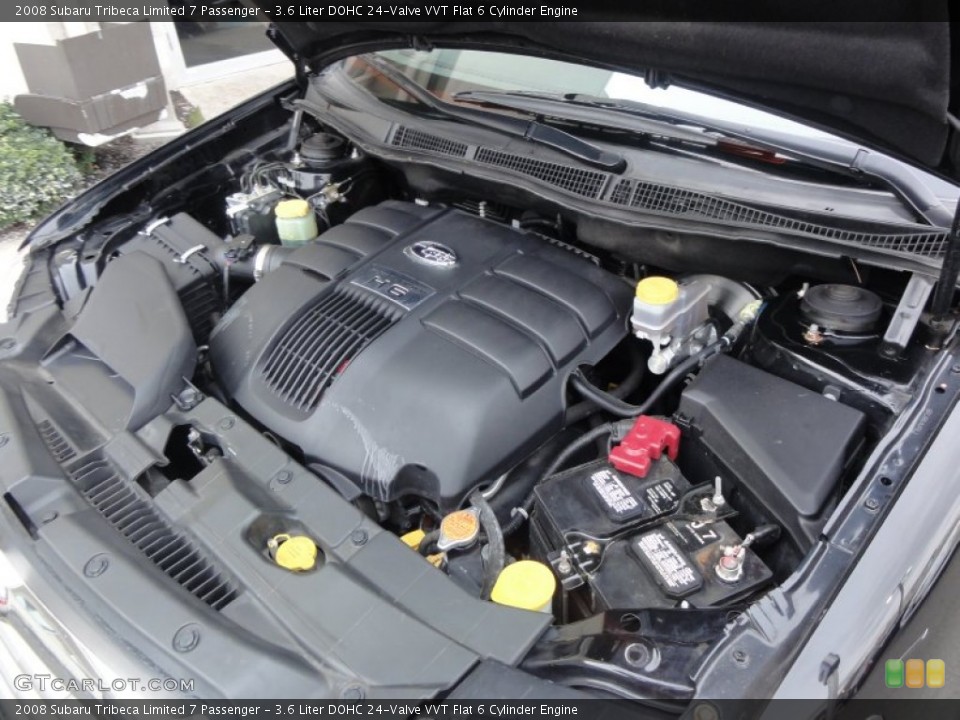 3.6 Liter DOHC 24-Valve VVT Flat 6 Cylinder Engine for the 2008 Subaru Tribeca #59947511