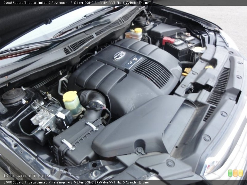 3.6 Liter DOHC 24-Valve VVT Flat 6 Cylinder Engine for the 2008 Subaru Tribeca #59947519