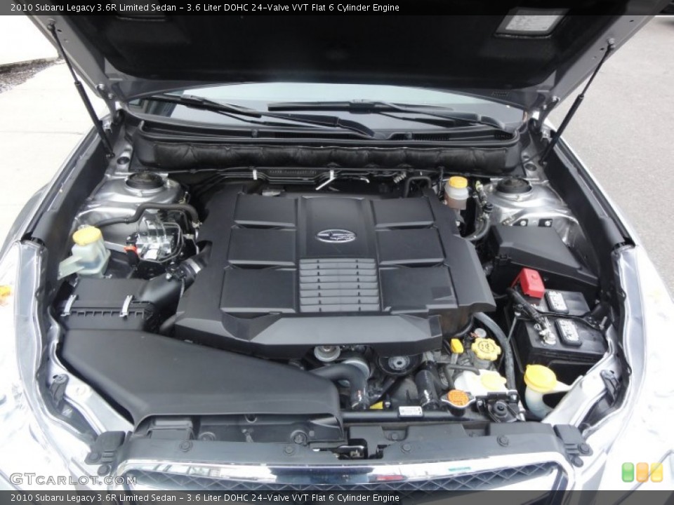 3.6 Liter DOHC 24-Valve VVT Flat 6 Cylinder Engine for the 2010 Subaru Legacy #59950095