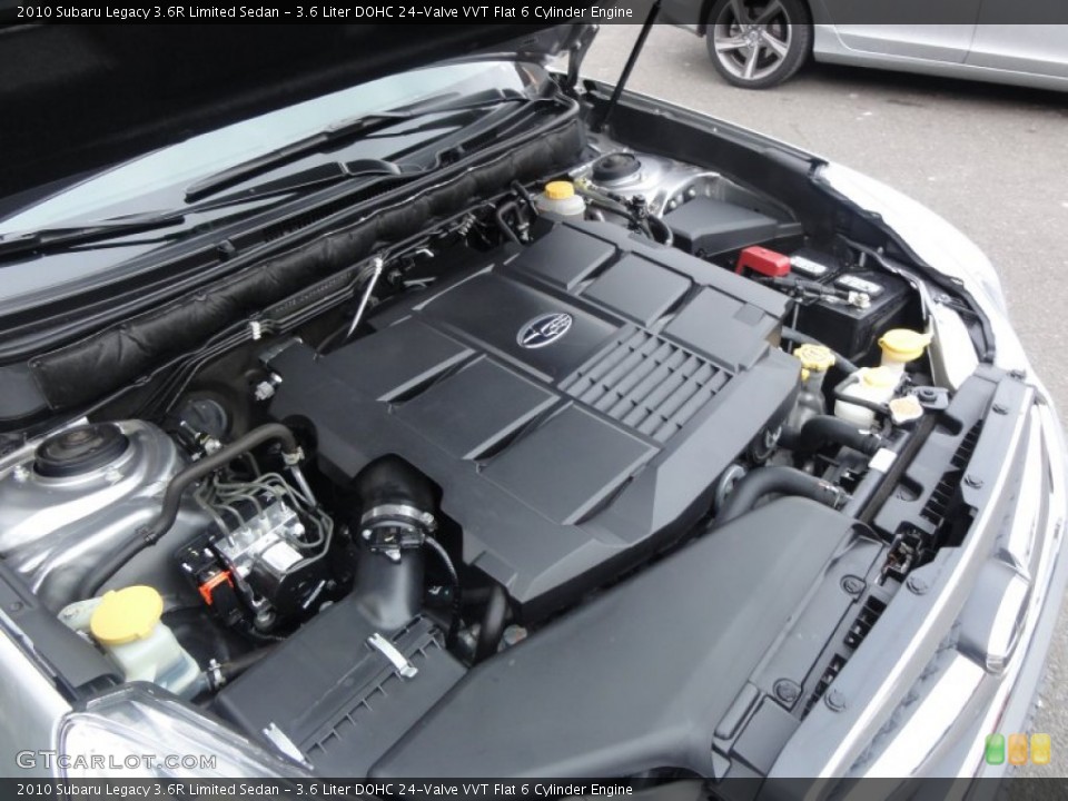 3.6 Liter DOHC 24-Valve VVT Flat 6 Cylinder Engine for the 2010 Subaru Legacy #59950114