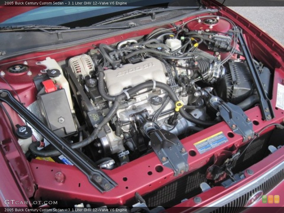 3.1 Liter OHV 12-Valve V6 Engine for the 2005 Buick Century #59973601