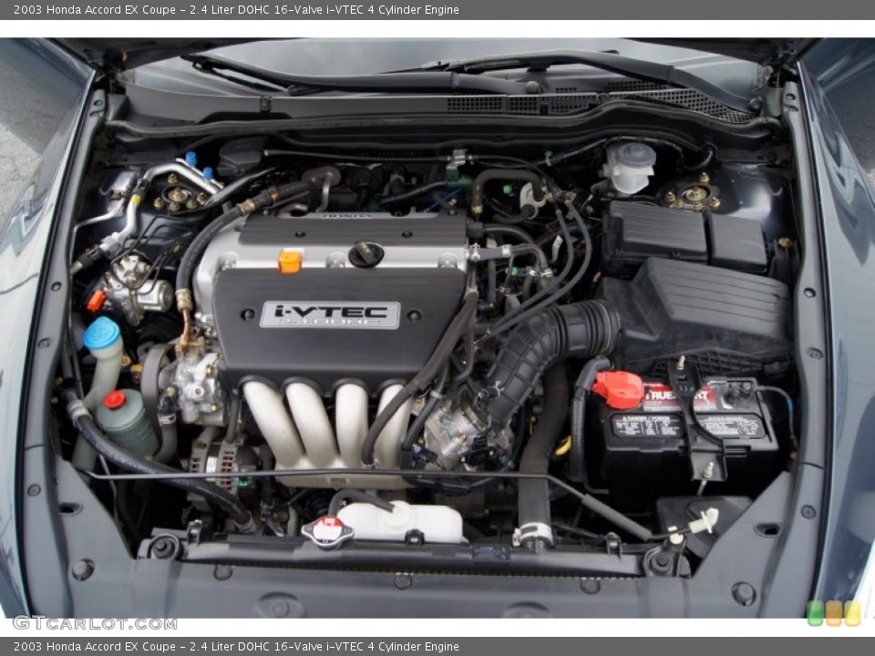 2.4 Liter DOHC 16-Valve i-VTEC 4 Cylinder Engine for the 2003 Honda Accord #59975604