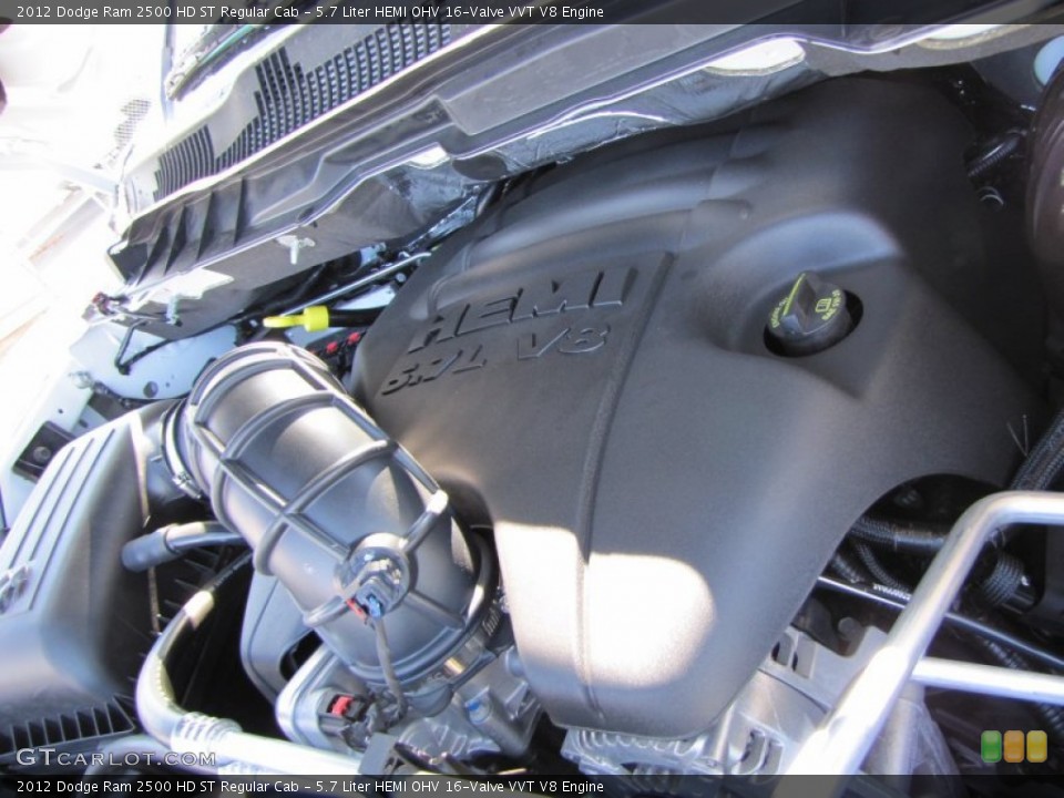 5.7 Liter HEMI OHV 16-Valve VVT V8 Engine for the 2012 Dodge Ram 2500 HD #59976993