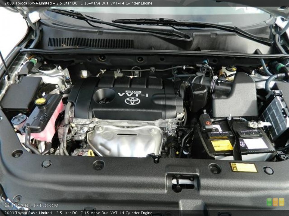 2.5 Liter DOHC 16-Valve Dual VVT-i 4 Cylinder Engine for the 2009 Toyota RAV4 #59990716