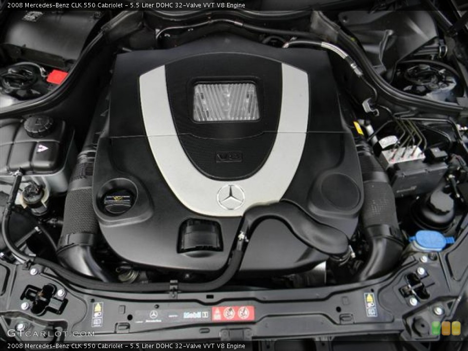 5.5 Liter DOHC 32-Valve VVT V8 Engine for the 2008 Mercedes-Benz CLK #59992135