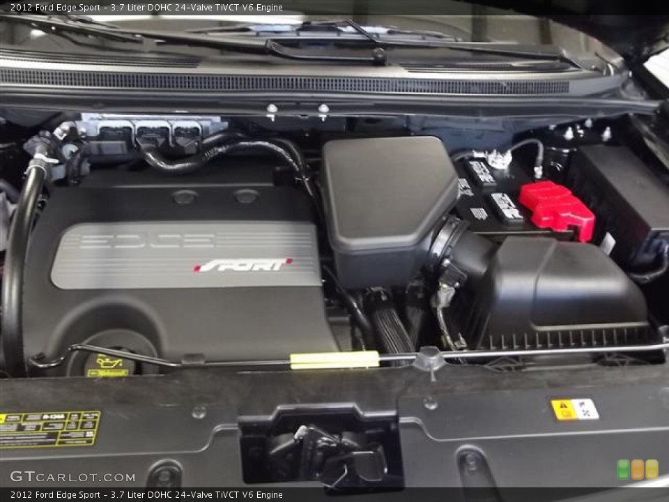 3.7 Liter DOHC 24-Valve TiVCT V6 2012 Ford Edge Engine
