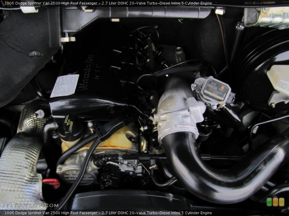 2.7 Liter DOHC 20-Valve Turbo-Diesel Inline 5 Cylinder Engine for the 2006 Dodge Sprinter Van #60010561