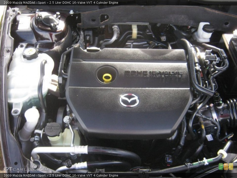 2.5 Liter DOHC 16-Valve VVT 4 Cylinder Engine for the 2009 Mazda MAZDA6 #60015679