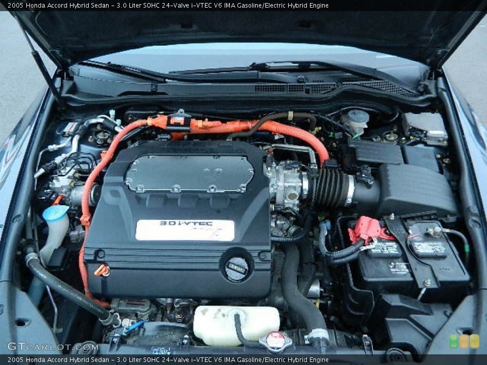 3.0 Liter SOHC 24-Valve i-VTEC V6 IMA Gasoline/Electric Hybrid Engine for the 2005 Honda Accord #60019805