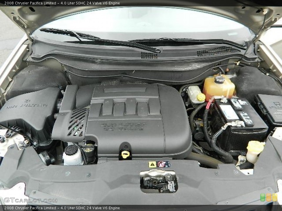 4.0 Liter SOHC 24 Valve V6 2008 Chrysler Pacifica Engine