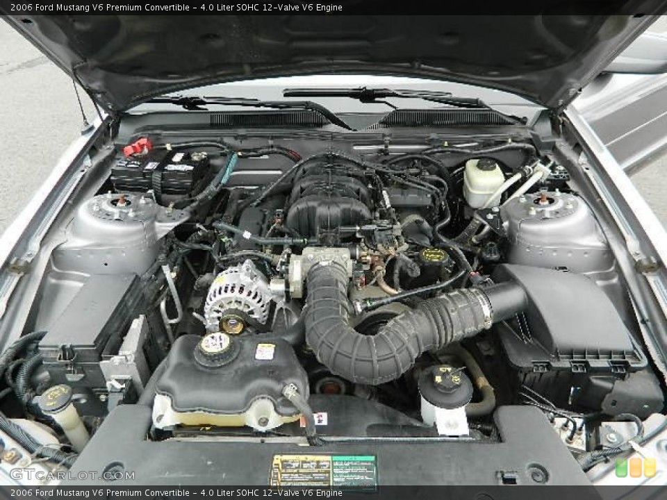4.0 Liter SOHC 12-Valve V6 Engine for the 2006 Ford Mustang #60022408