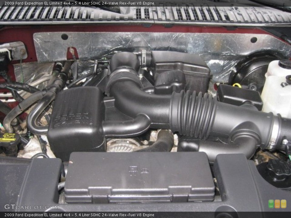 5.4 Liter SOHC 24-Valve Flex-Fuel V8 Engine for the 2009 Ford Expedition #60025490