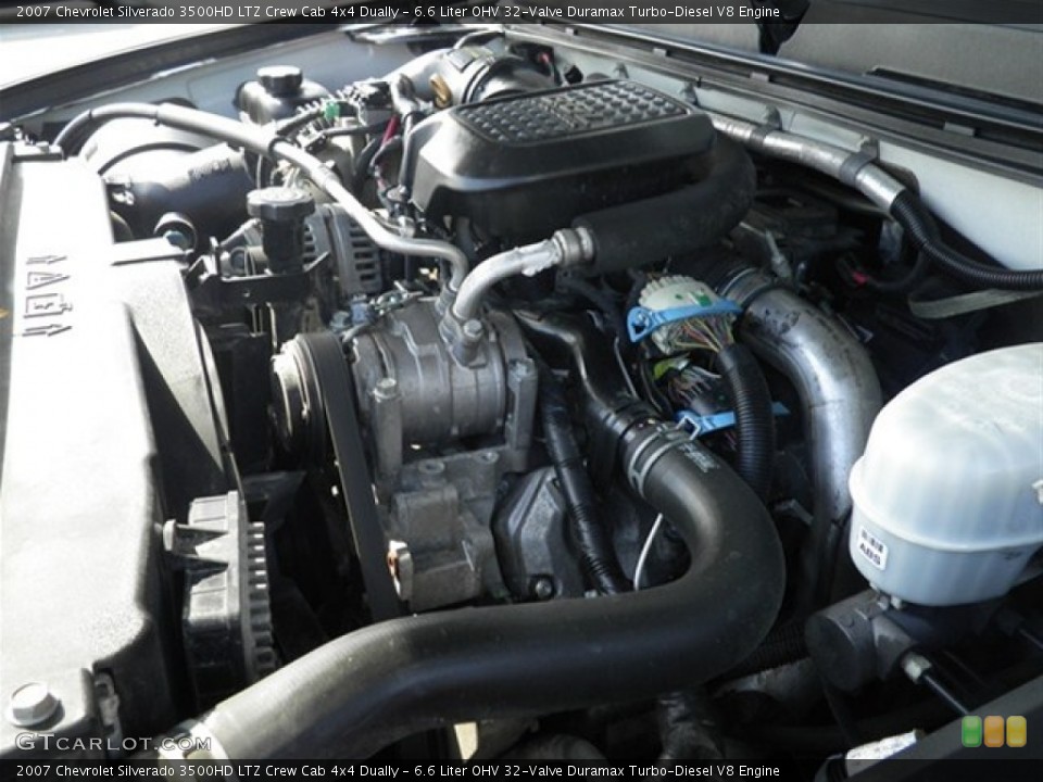 6.6 Liter OHV 32-Valve Duramax Turbo-Diesel V8 Engine for the 2007 Chevrolet Silverado 3500HD #60025534
