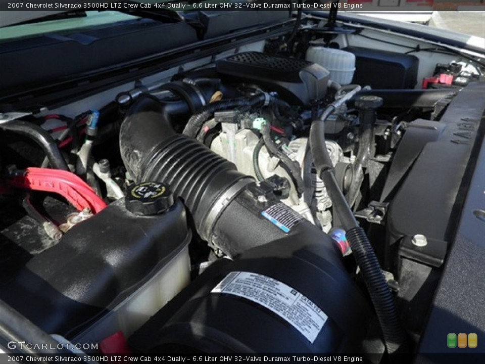6.6 Liter OHV 32-Valve Duramax Turbo-Diesel V8 Engine for the 2007 Chevrolet Silverado 3500HD #60025543