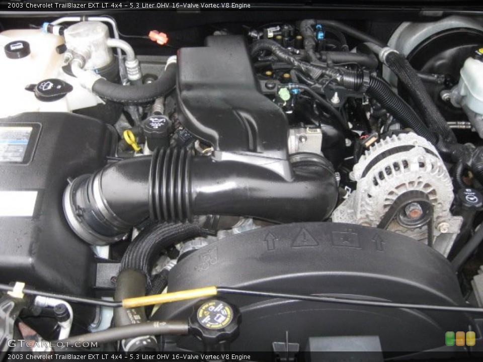 5.3 Liter OHV 16-Valve Vortec V8 Engine for the 2003 Chevrolet TrailBlazer #60025811