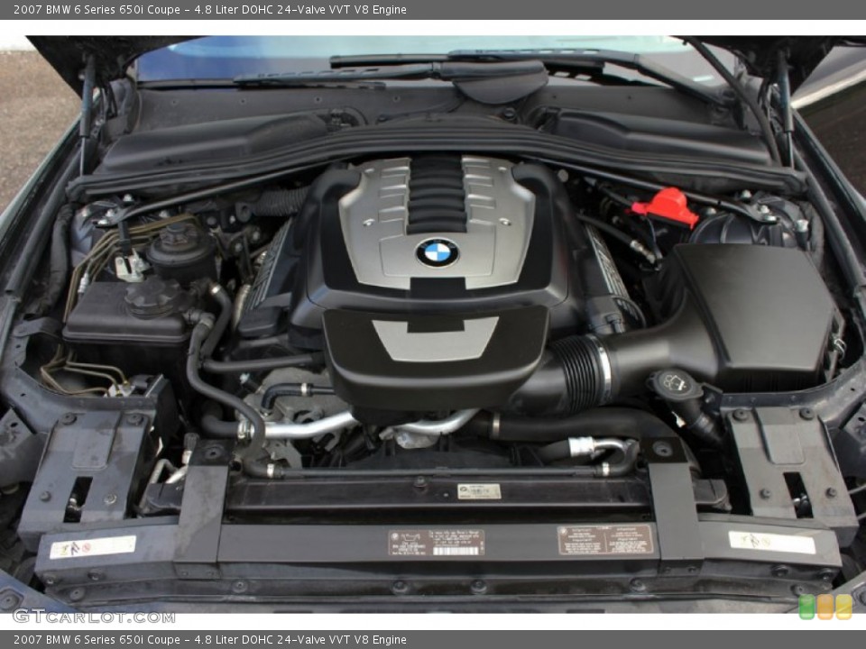 4.8 Liter DOHC 24-Valve VVT V8 Engine for the 2007 BMW 6 Series #60034523
