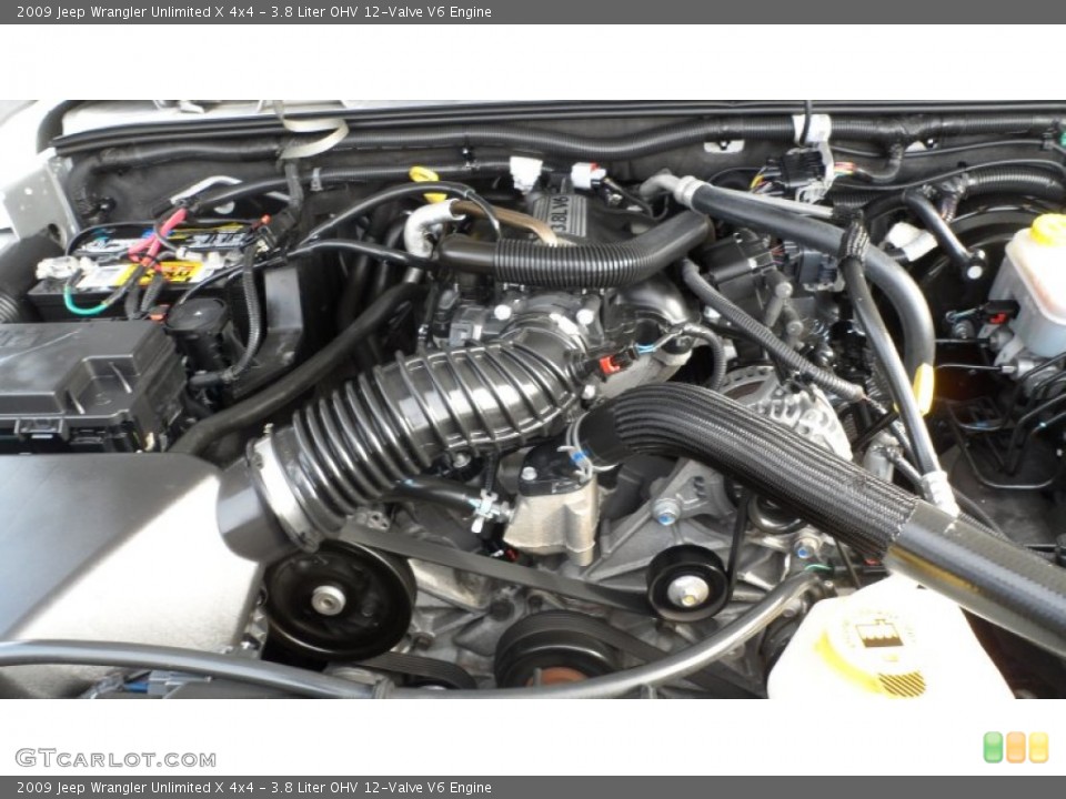 3.8 Liter OHV 12-Valve V6 Engine for the 2009 Jeep Wrangler Unlimited #60035408