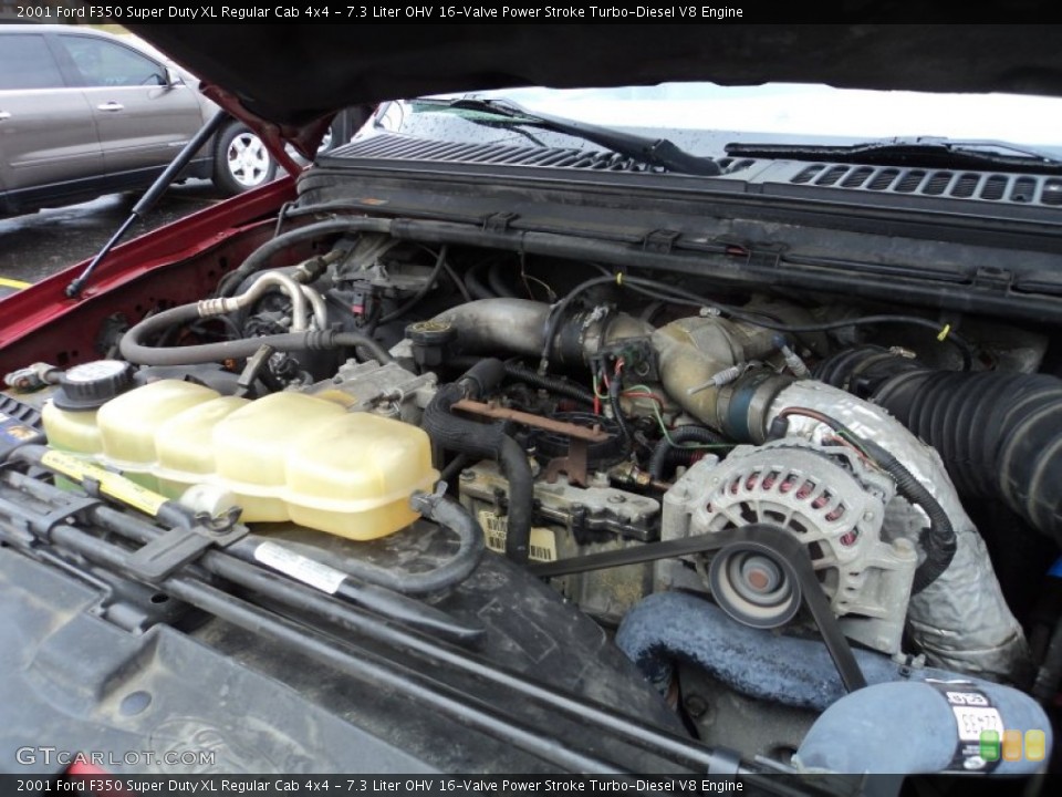 7.3 Liter OHV 16-Valve Power Stroke Turbo-Diesel V8 Engine for the 2001 Ford F350 Super Duty #60036662
