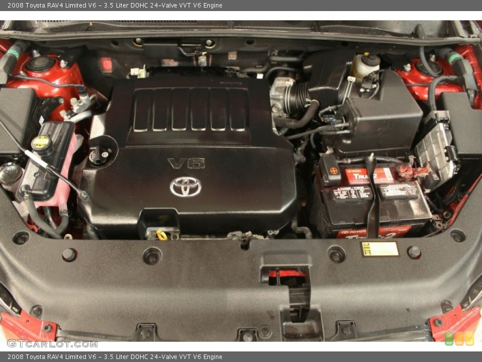 3.5 Liter DOHC 24-Valve VVT V6 Engine for the 2008 Toyota RAV4 #60039341