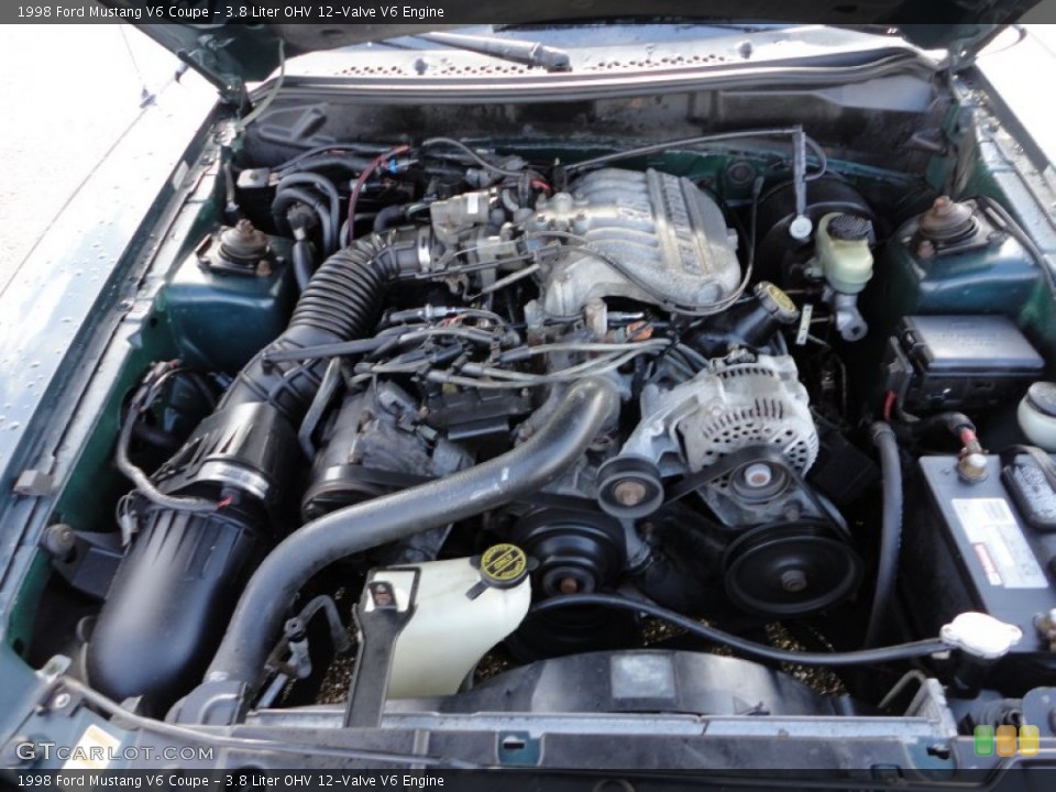 3.8 Liter OHV 12-Valve V6 Engine for the 1998 Ford Mustang #60041594