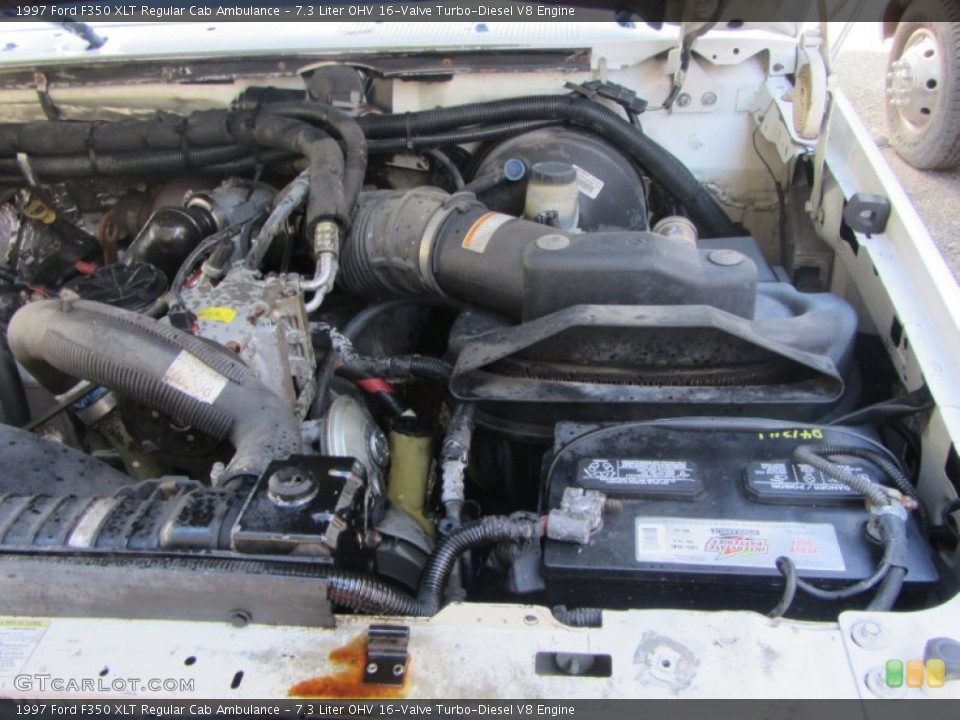 7.3 Liter OHV 16-Valve Turbo-Diesel V8 Engine for the 1997 Ford F350 #60050815