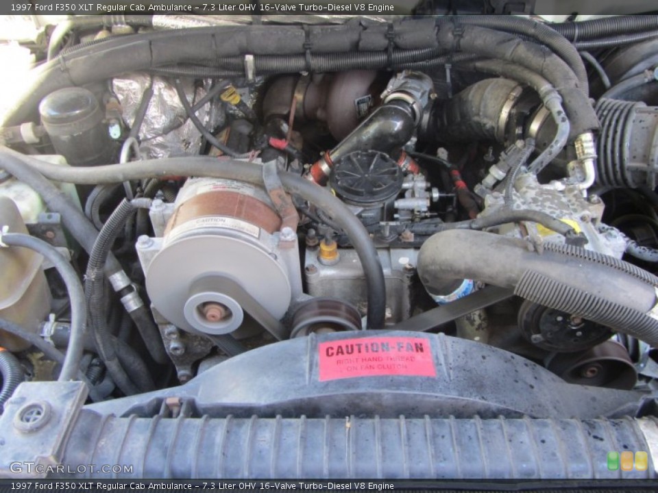 7.3 Liter OHV 16-Valve Turbo-Diesel V8 Engine for the 1997 Ford F350 #60050827