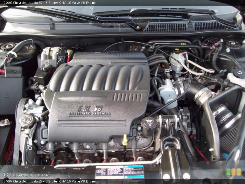 5.3 Liter OHV 16 Valve V8 Engine for the 2006 Chevrolet Impala #60053545