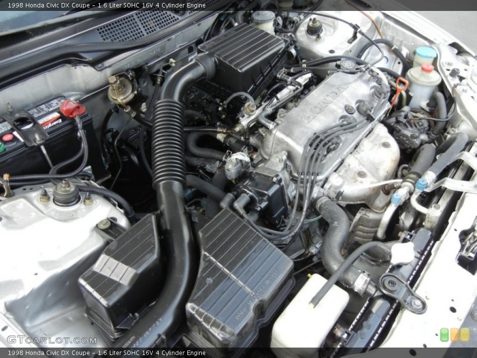 1.6 Liter SOHC 16V 4 Cylinder Engine for the 1998 Honda Civic #60068421