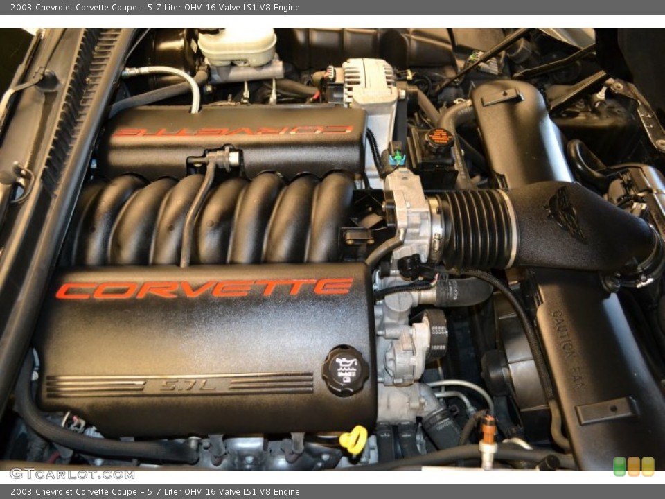 5.7 Liter OHV 16 Valve LS1 V8 Engine for the 2003 Chevrolet Corvette #60079545