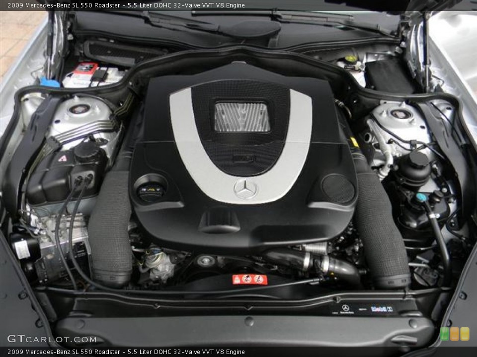5.5 Liter DOHC 32-Valve VVT V8 Engine for the 2009 Mercedes-Benz SL #60085458