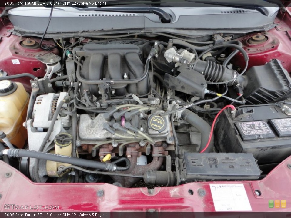 3.0 Liter OHV 12-Valve V6 Engine for the 2006 Ford Taurus #60088692