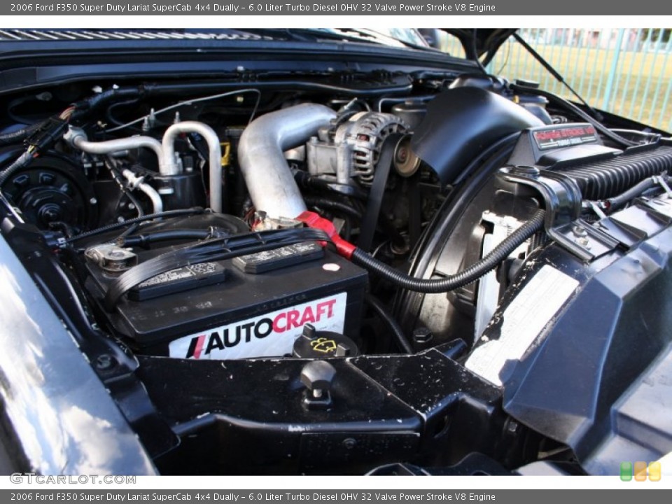 6.0 Liter Turbo Diesel OHV 32 Valve Power Stroke V8 Engine for the 2006 Ford F350 Super Duty #60105315