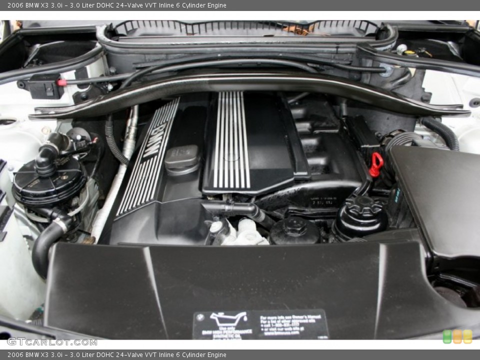 3.0 Liter DOHC 24-Valve VVT Inline 6 Cylinder Engine for the 2006 BMW X3 #60105915