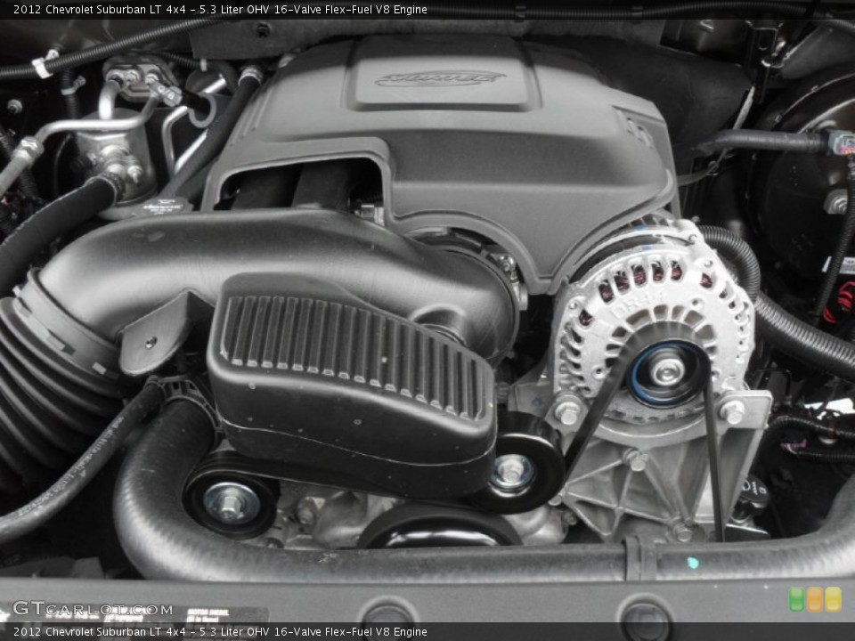 5.3 Liter OHV 16-Valve Flex-Fuel V8 Engine for the 2012 Chevrolet Suburban #60106179