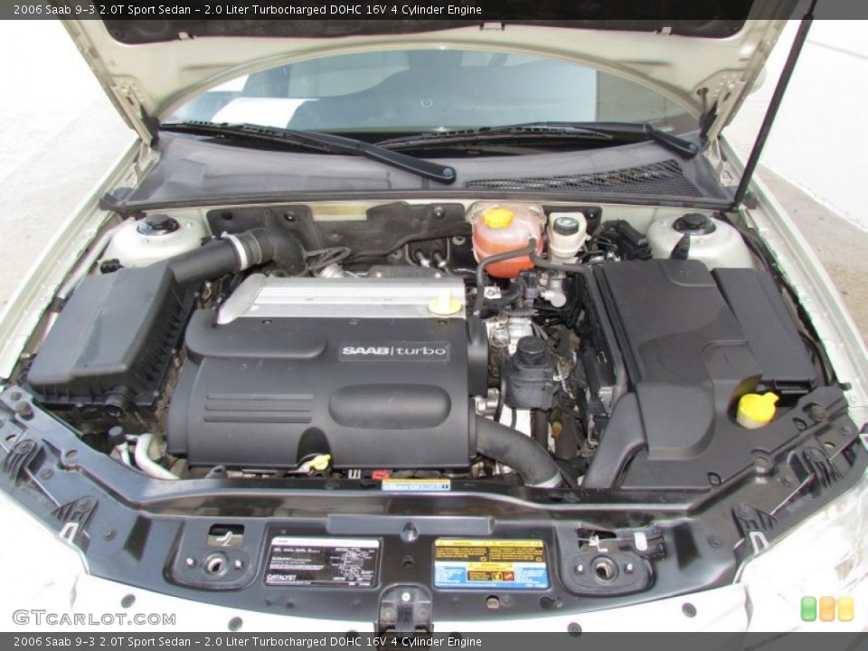 2.0 Liter Turbocharged DOHC 16V 4 Cylinder Engine for the 2006 Saab 9-3 #60114310