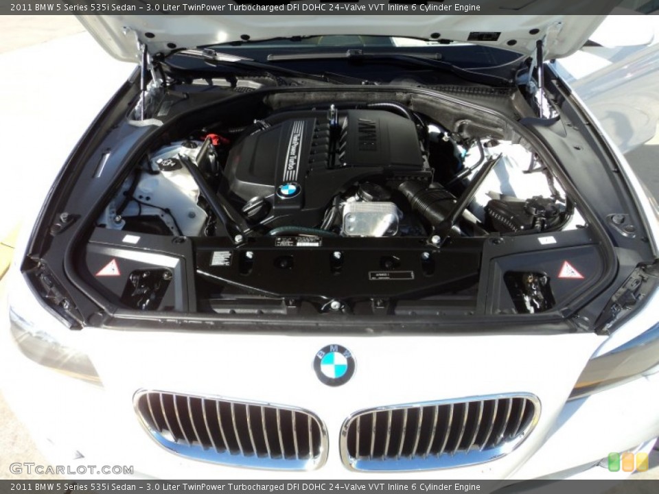 3.0 Liter TwinPower Turbocharged DFI DOHC 24-Valve VVT Inline 6 Cylinder Engine for the 2011 BMW 5 Series #60115398