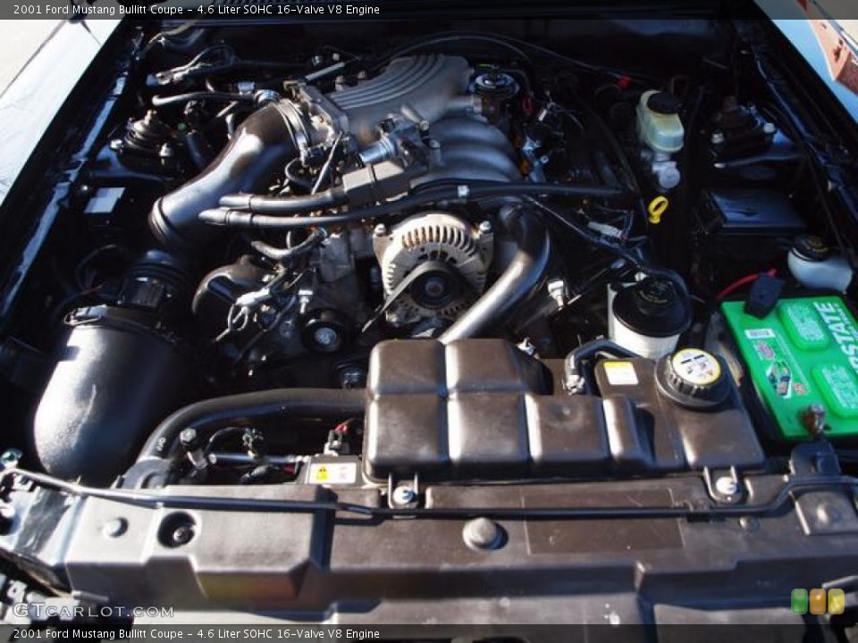 4.6 Liter SOHC 16-Valve V8 Engine for the 2001 Ford Mustang #60139673