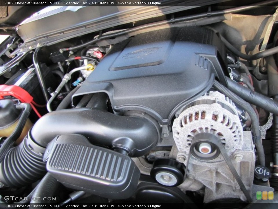 4.8 Liter OHV 16-Valve Vortec V8 Engine for the 2007 Chevrolet Silverado 1500 #60144012