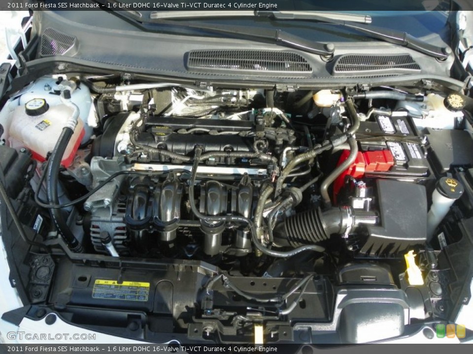 1.6 Liter DOHC 16-Valve Ti-VCT Duratec 4 Cylinder Engine for the 2011 Ford Fiesta #60146904