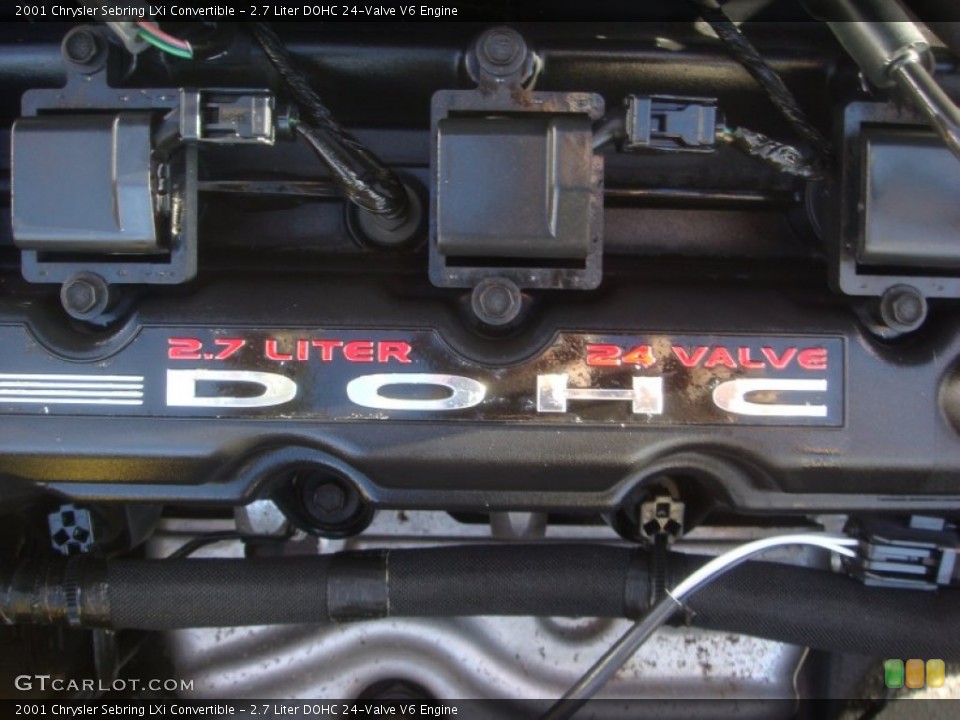 2.7 Liter DOHC 24-Valve V6 Engine for the 2001 Chrysler Sebring #60152847