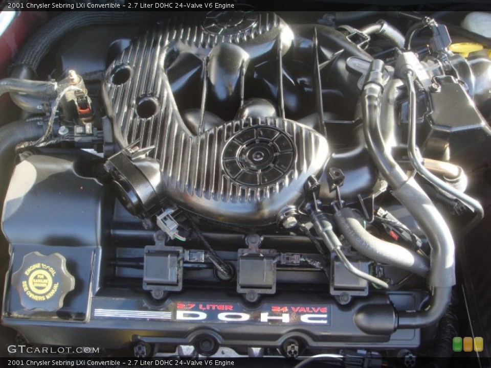 2.7 Liter DOHC 24-Valve V6 Engine for the 2001 Chrysler Sebring #60152853