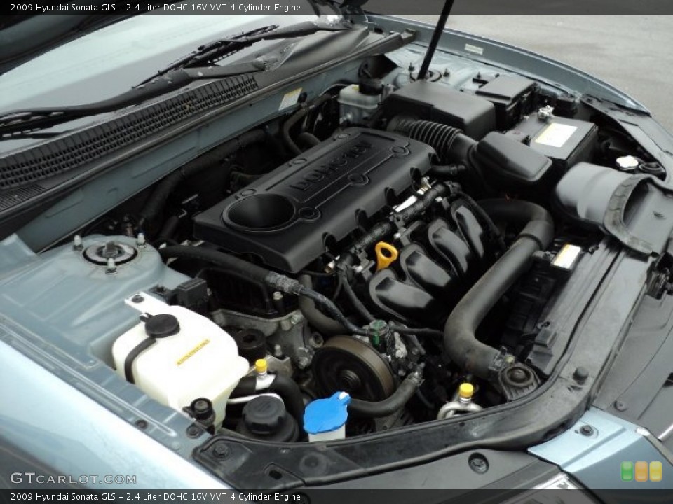 2.4 Liter DOHC 16V VVT 4 Cylinder Engine for the 2009 Hyundai Sonata #60153924