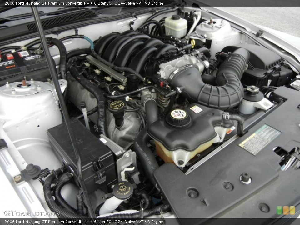 4.6 Liter SOHC 24-Valve VVT V8 Engine for the 2006 Ford Mustang #60158860